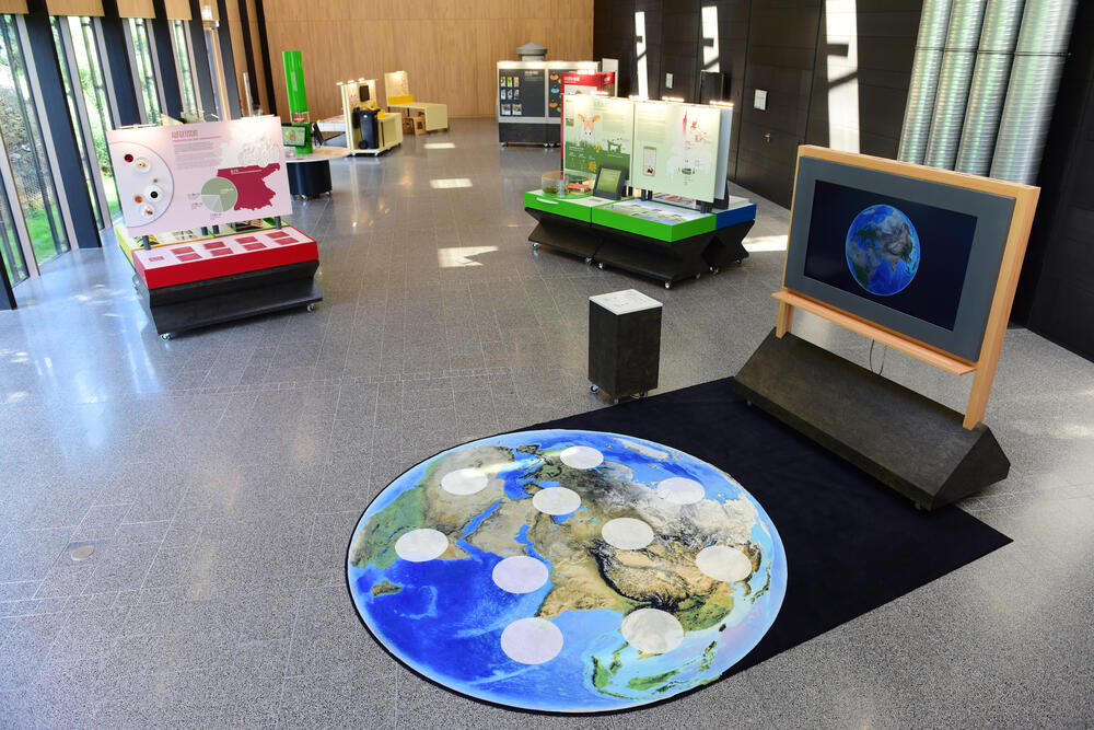 Blick in die Ausstellung 